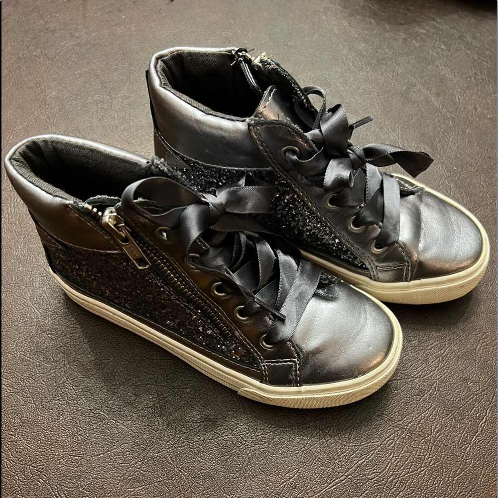 Girls Glitter Sneakers